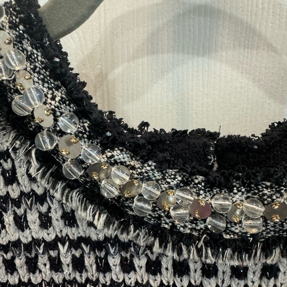 NEVER WORN!!!! Tory Burch Embellished Tweed Dress - Picture 4 of 12